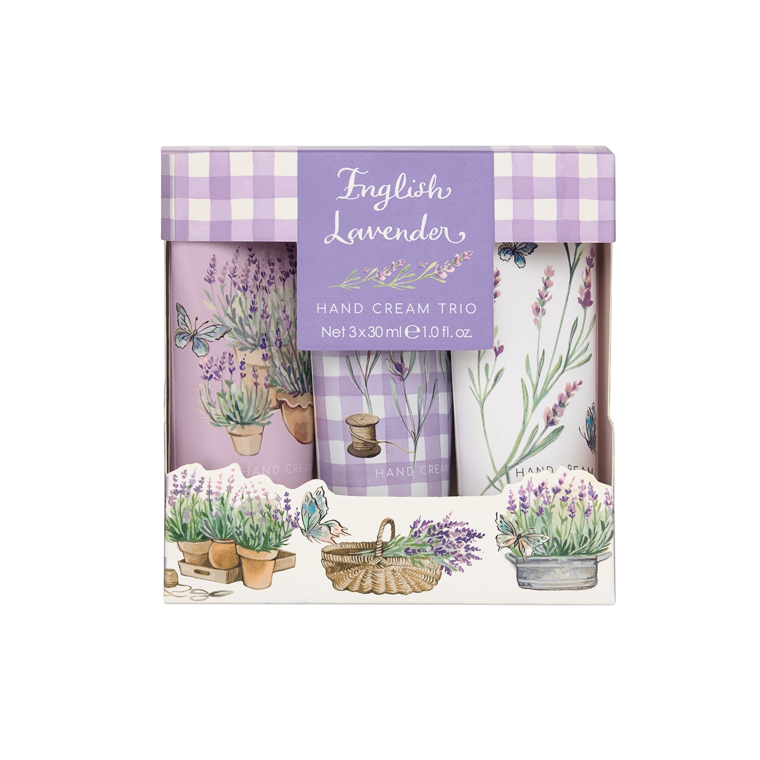 English Lavender - Mini Handcreme Trio English Lavender - Mini Handcreme Trio