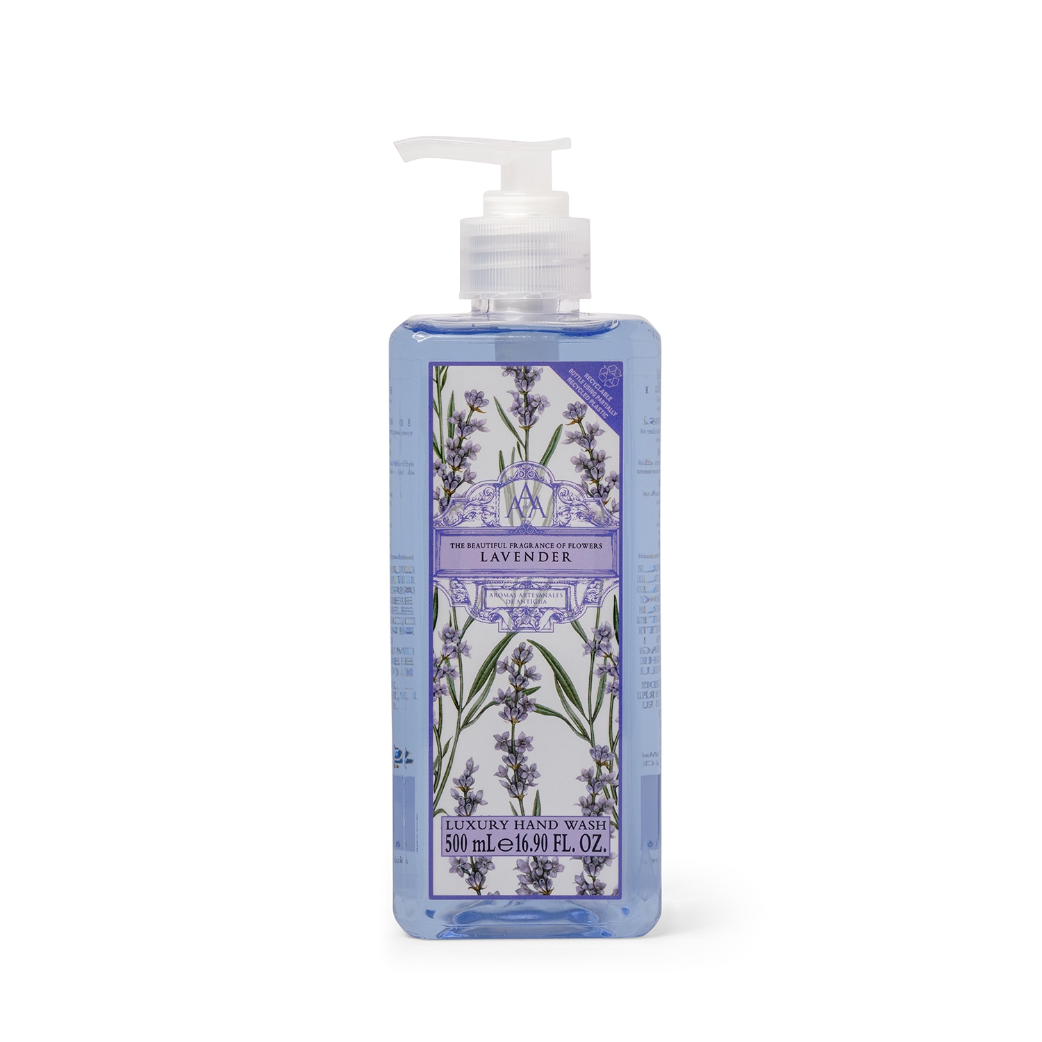 Lavender - Flüssigseife, Flasche m. Pumpspender Lavender - Flüssigseife, Flasche m. Pumpspender