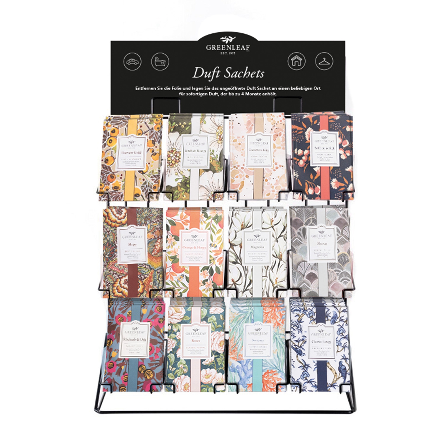 Greenleaf Display - Theken Display f. 12 Düfte Greenleaf Display - Theken Display f. 12 Düfte