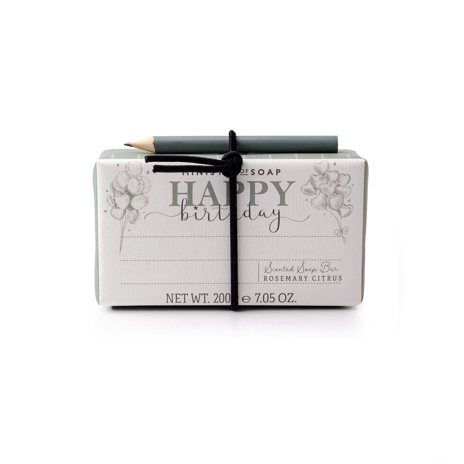 Happy Birthday - Gift Note & Pencil Soap - Duftseife