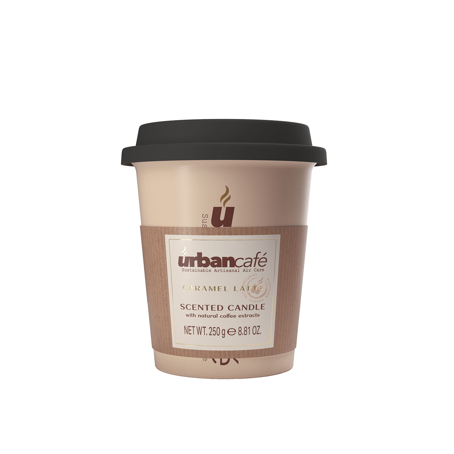 Caramel Latte - Duftkerze im Keramikbecher 250 g Caramel Latte - Duftkerze im Keramikbecher 250 g
