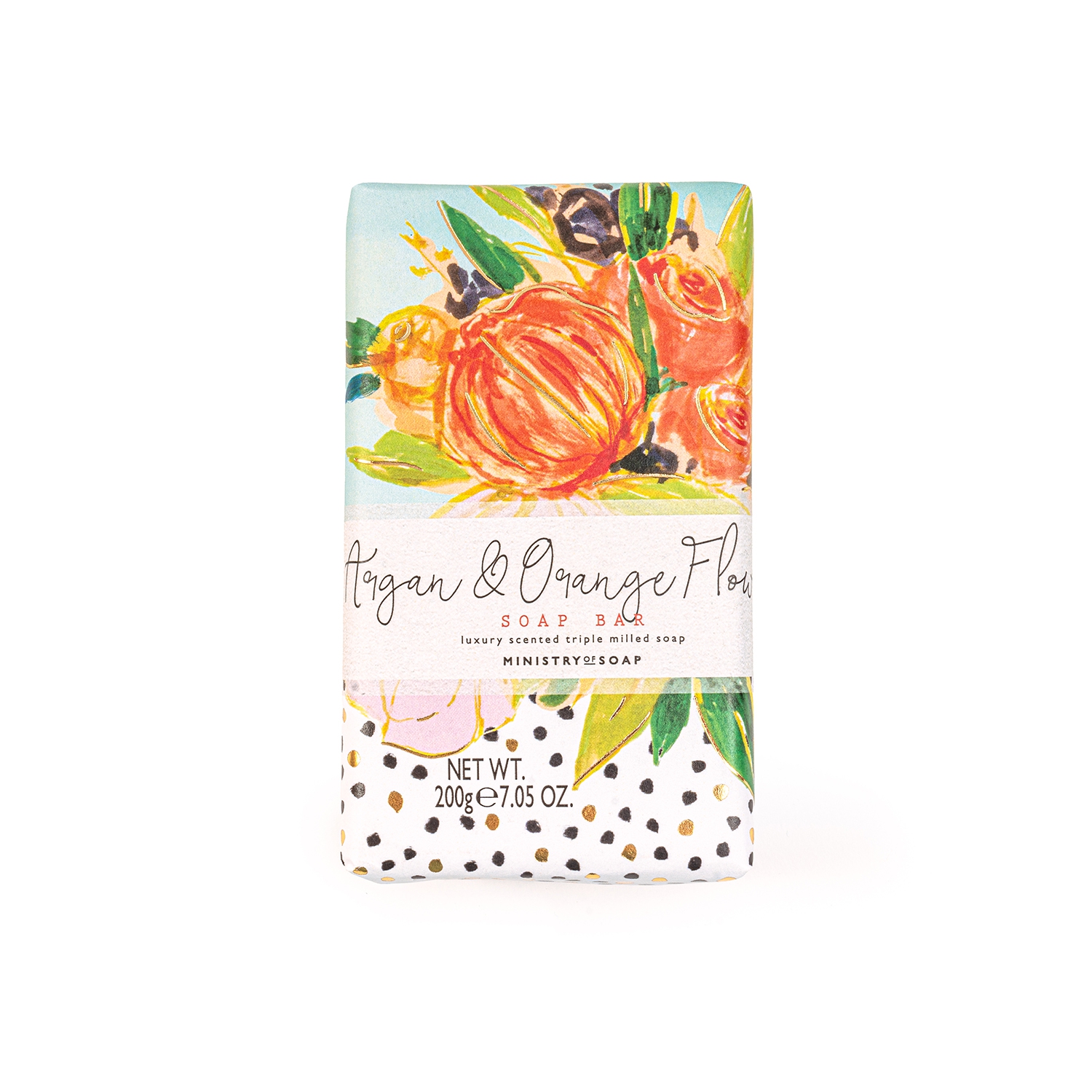 Argan & Orange Flower - Painted Blooms Soap - Duftseife Argan & Orange Flower - Painted Blooms Soap - Duftseife