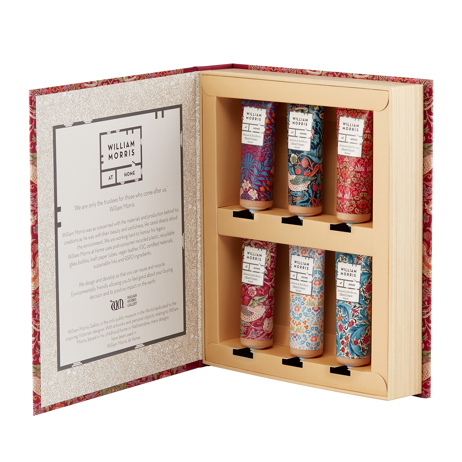 Strawberry Thief - Handcreme in Buch-Box Strawberry Thief - Handcreme in Buch-Box