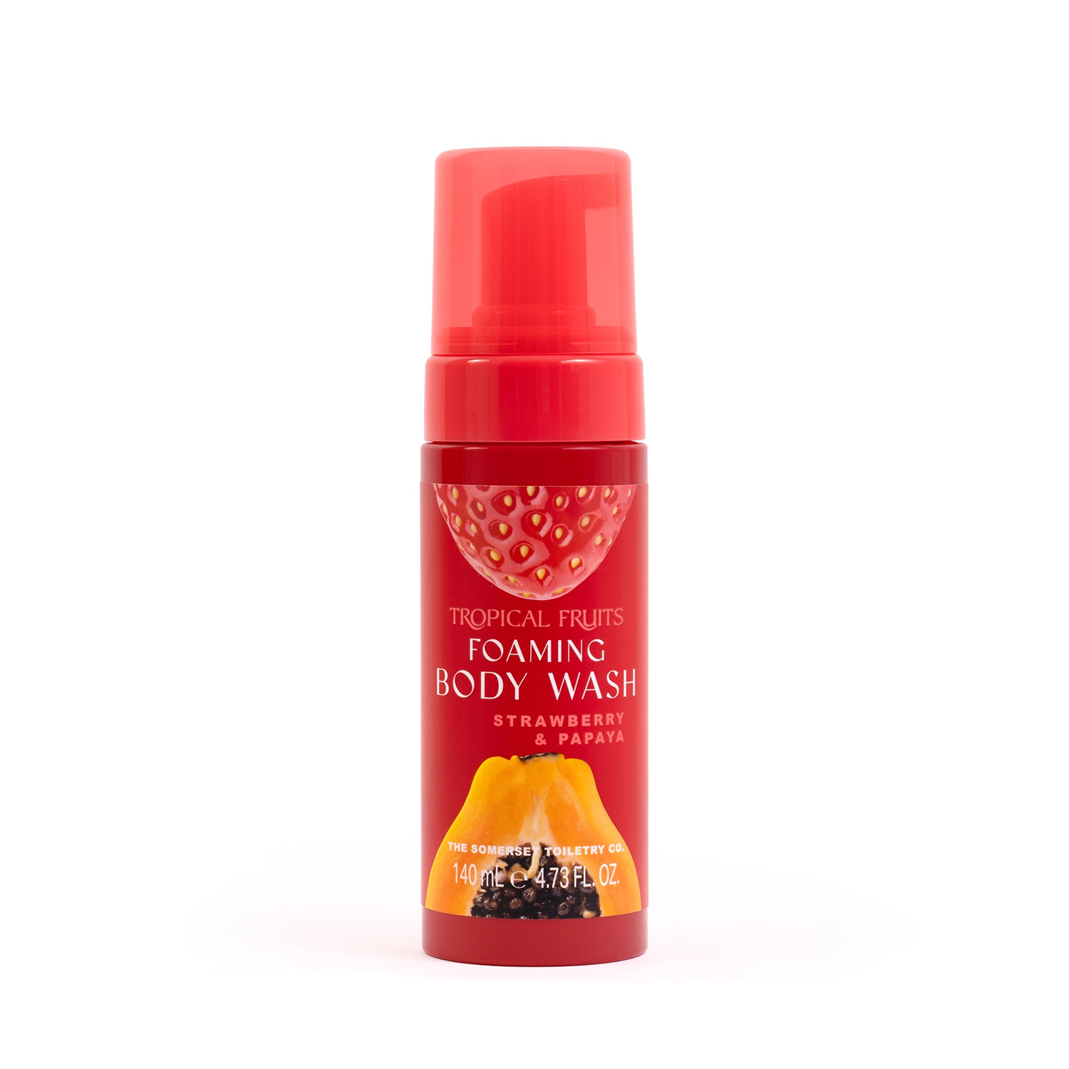 Strawberry & Papaya - Duschmousse im Pumpspender