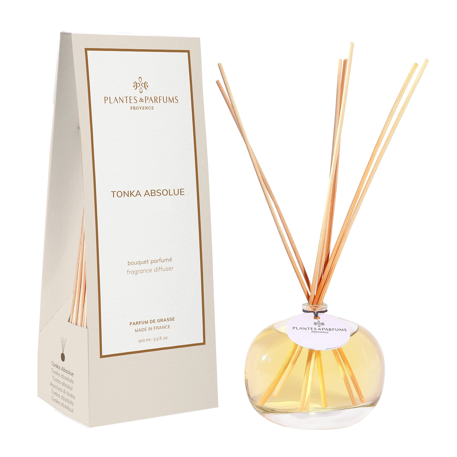 Absolute Tonka/Tonka Absolue - Reed Diffuser Set Absolute Tonka/Tonka Absolue - Reed Diffuser Set