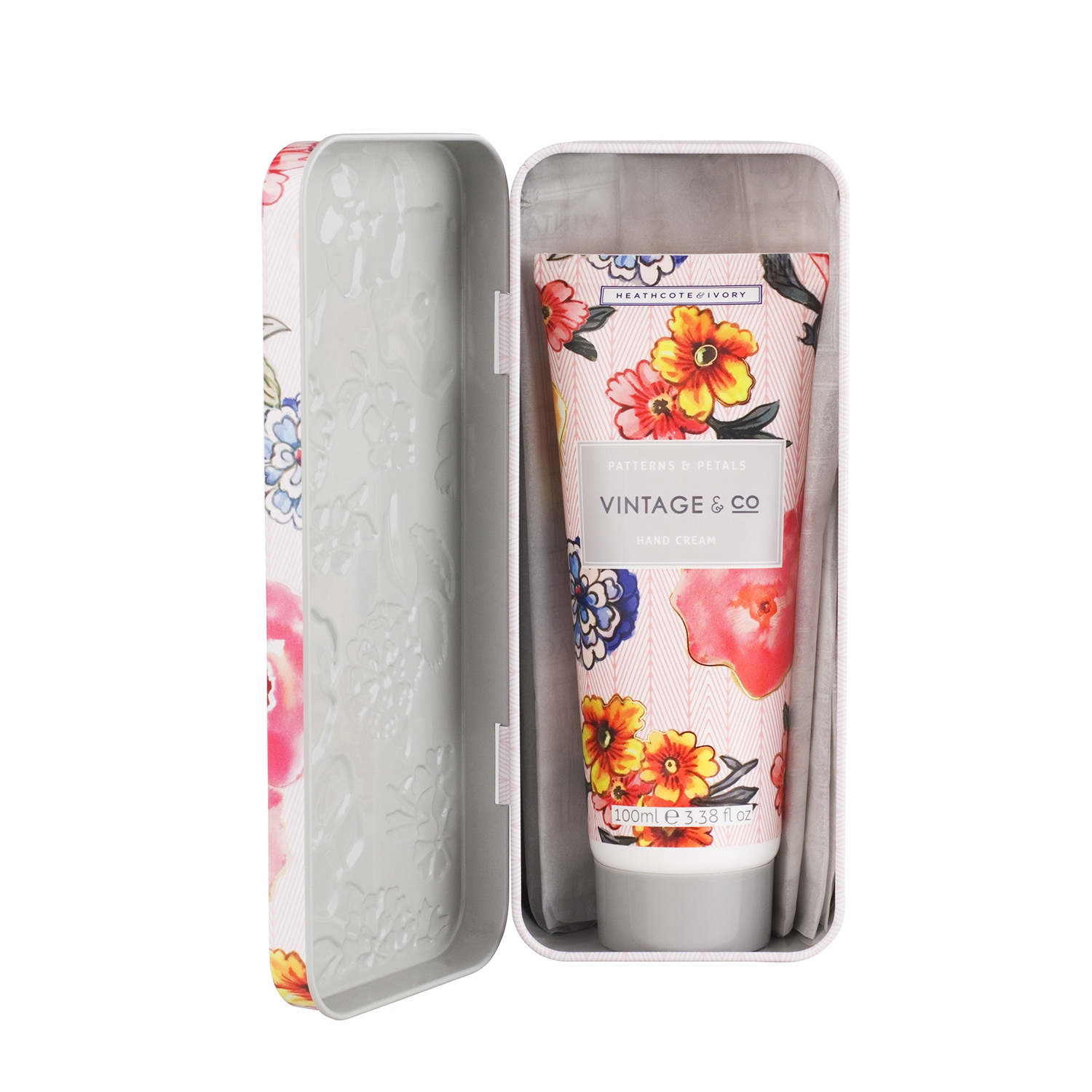 bb5fbb3c492f4810e3381aaea8a6952370036d00 Patterns & Petals - Handcreme in der Dose