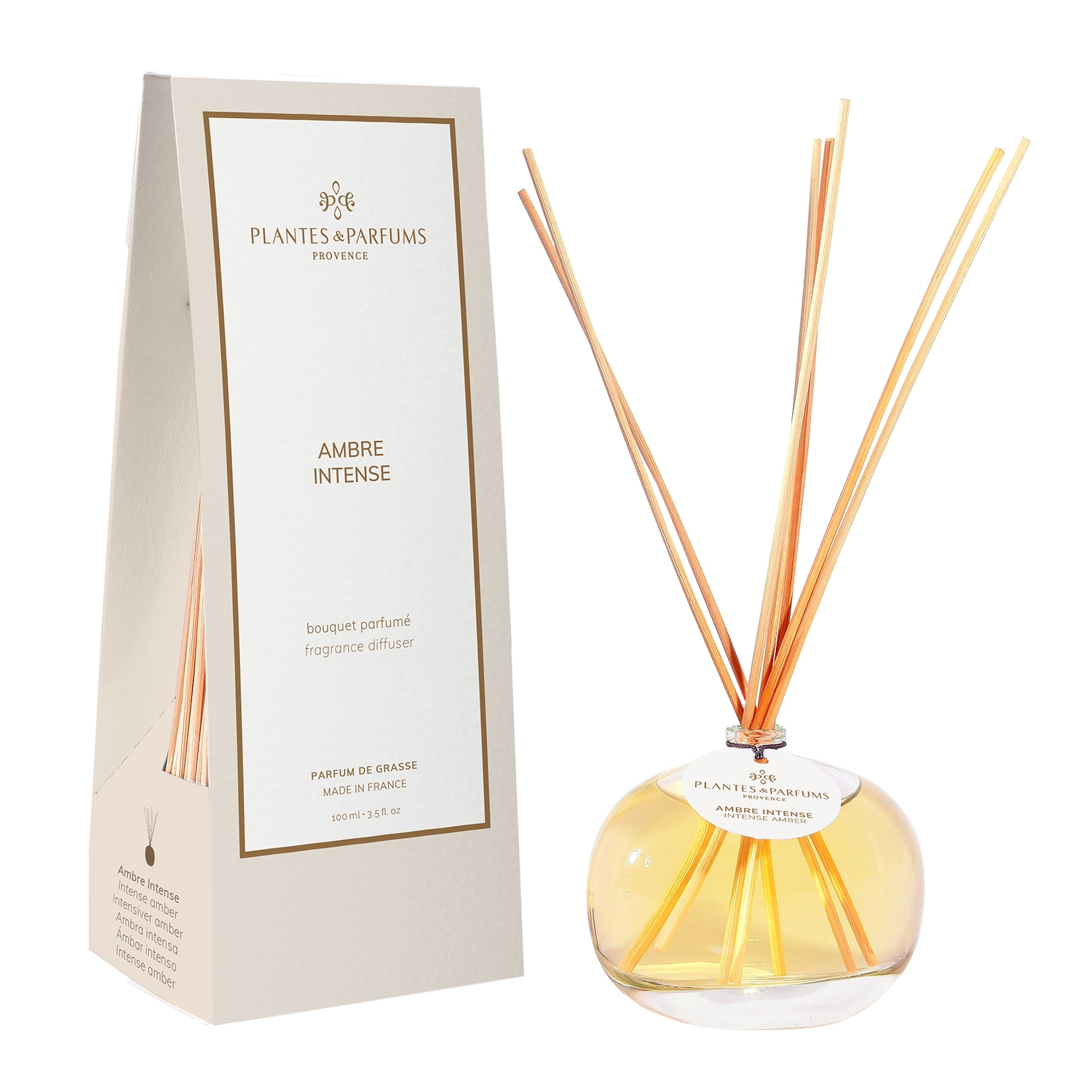 Intense Amber/Ambre Intense - Reed Diffuser Set Intense Amber/Ambre Intense - Reed Diffuser Set
