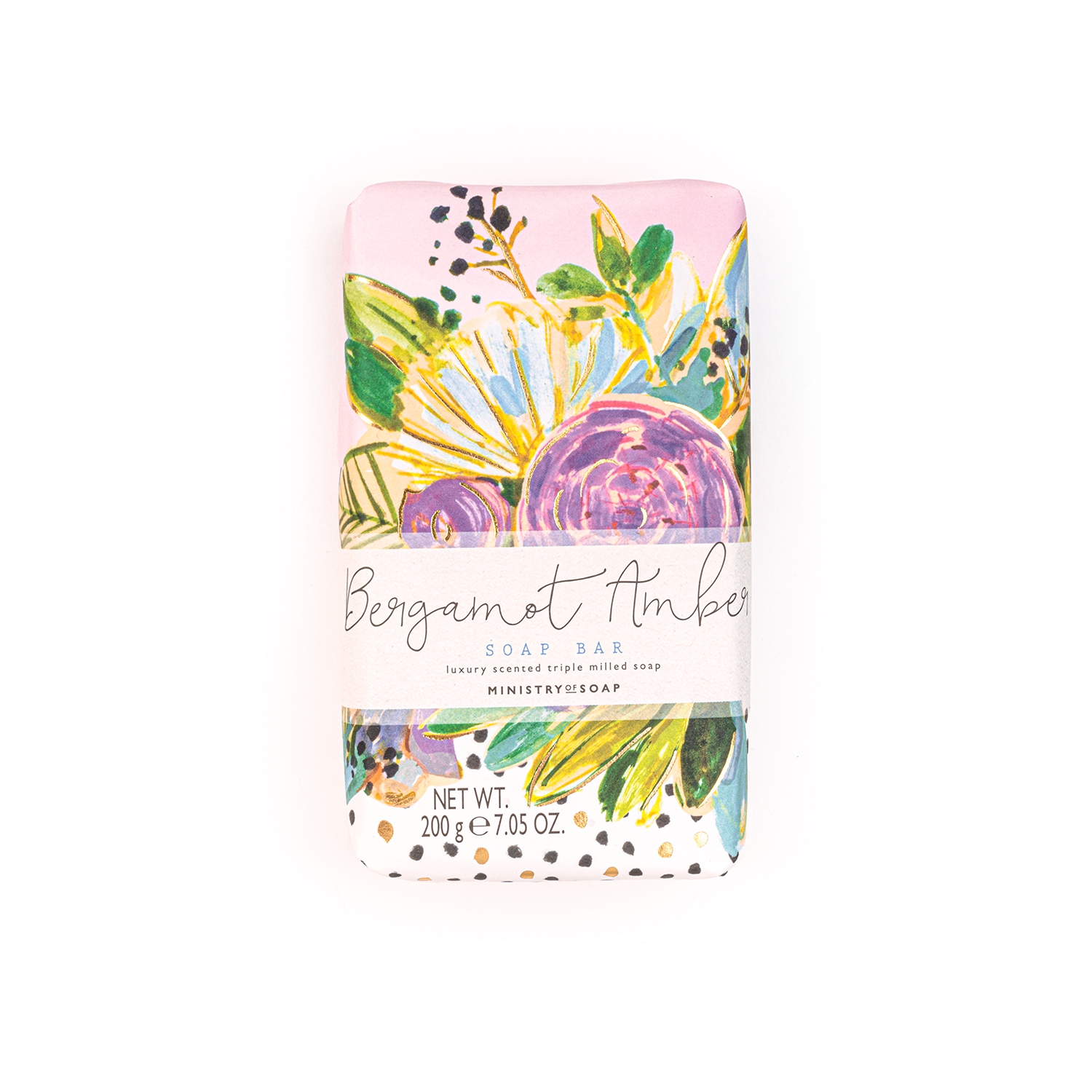 Bergamotte & Amber - Painted Blooms Soap - Duftseife