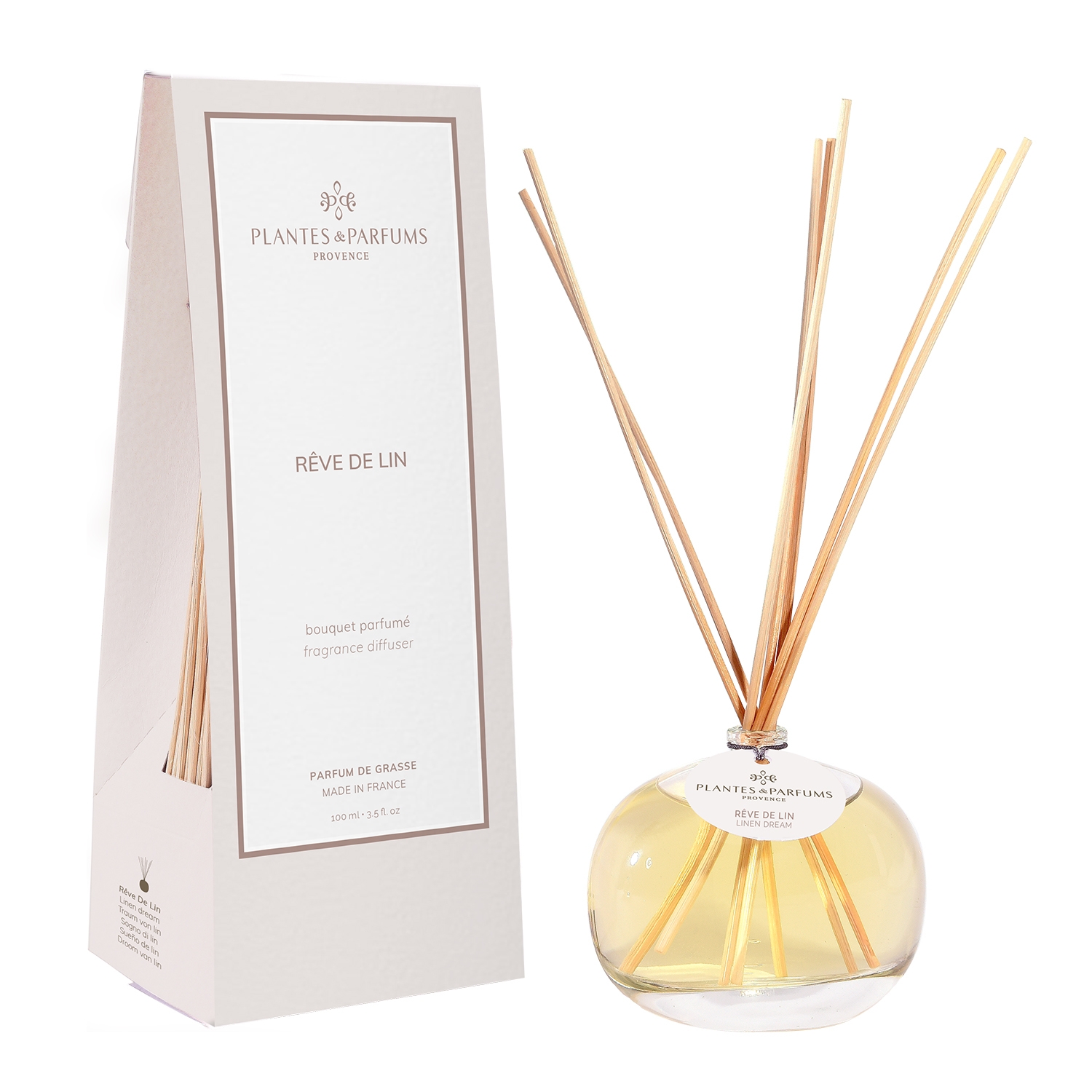 Linen Dream/Rêve de Lin - Reed Diffuser Set