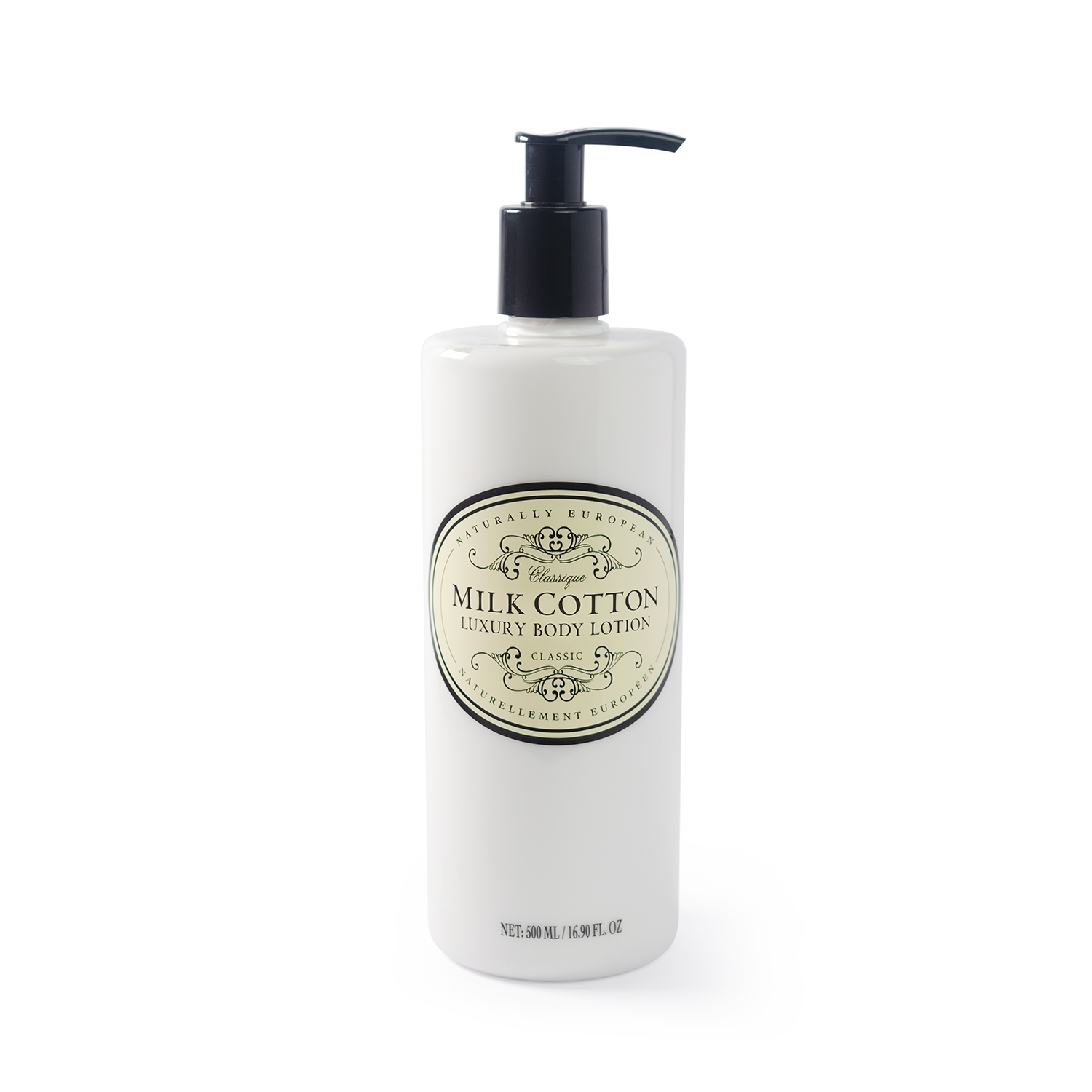 Milk Cotton - Körperlotion, Flasche m. Pumpspender Milk Cotton - Körperlotion, Flasche m. Pumpspender