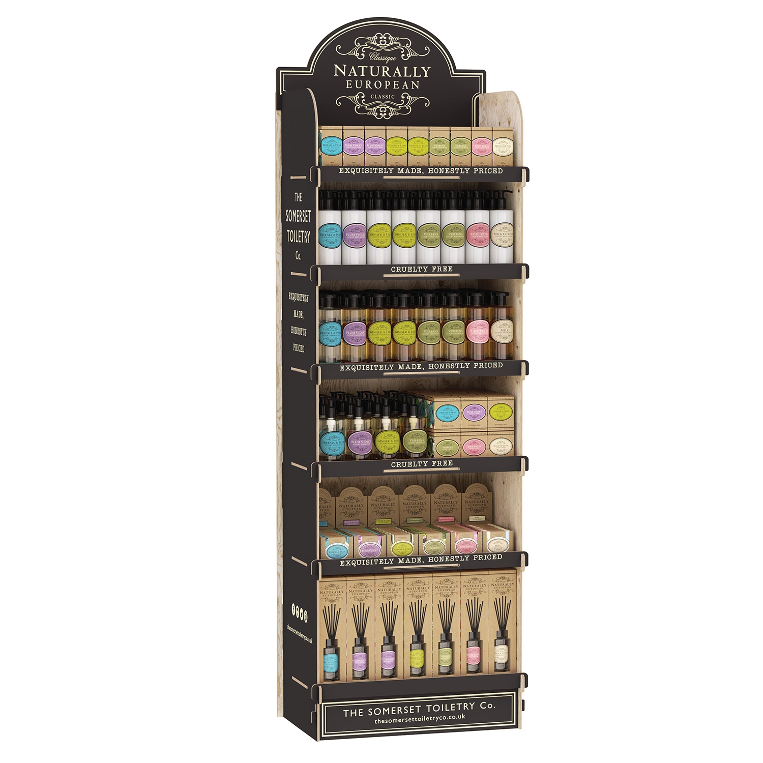Floor Standing Display, 181cm x 53cm x 37cm - Floor Standing Display, 181cm x 53cm x 37cm -