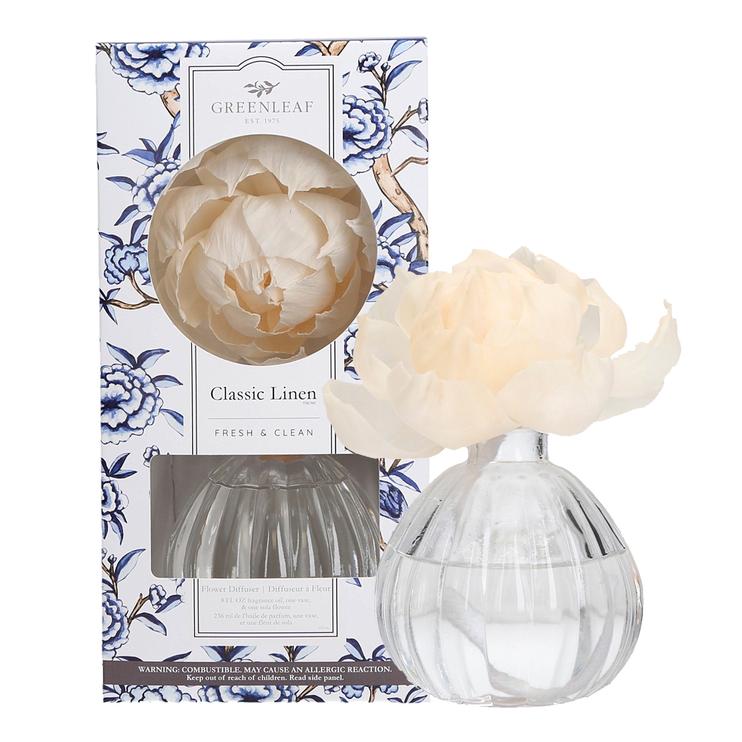 Classic Linen - Flower Diffuser Classic Linen - Flower Diffuser