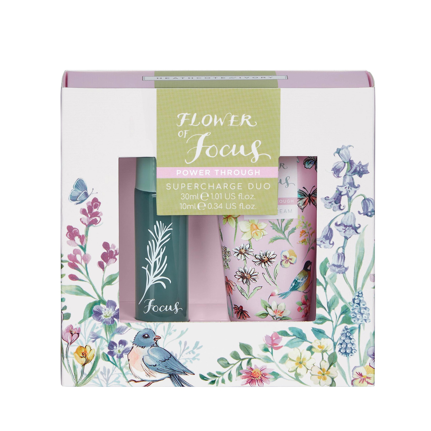 Lavendel, Süße Orange & Rosmarin - Supercharge Duo - Handcreme & Parfümroller Lavendel, Süße Orange & Rosmarin - Supercharge Duo - Handcreme & Parfümroller