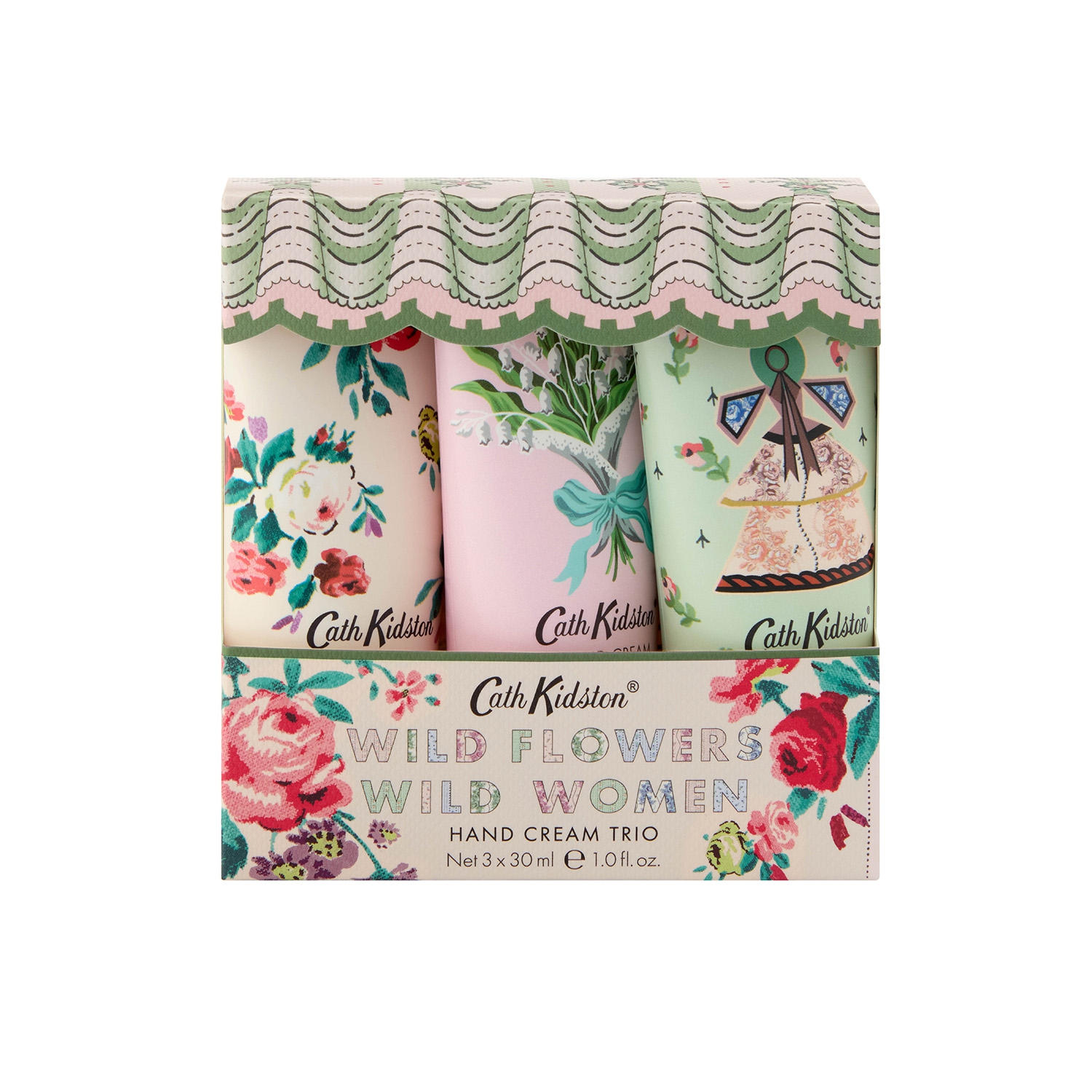 Cath Kidston Wild Flowers Wild Women - Mini Handcreme Trio