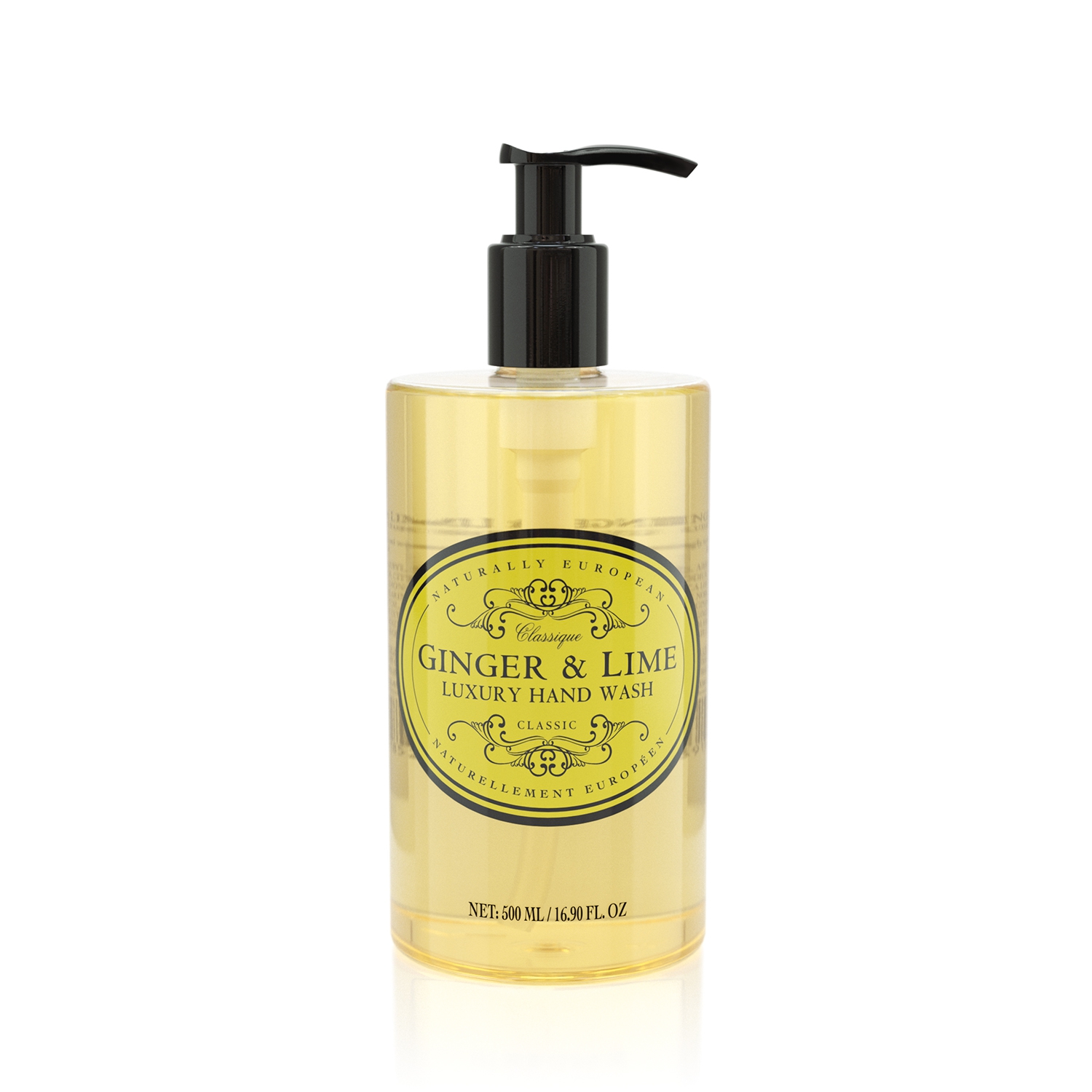Ginger & Lime - Flüssigseife, Flasche m. Pumpspender Ginger & Lime - Flüssigseife, Flasche m. Pumpspender