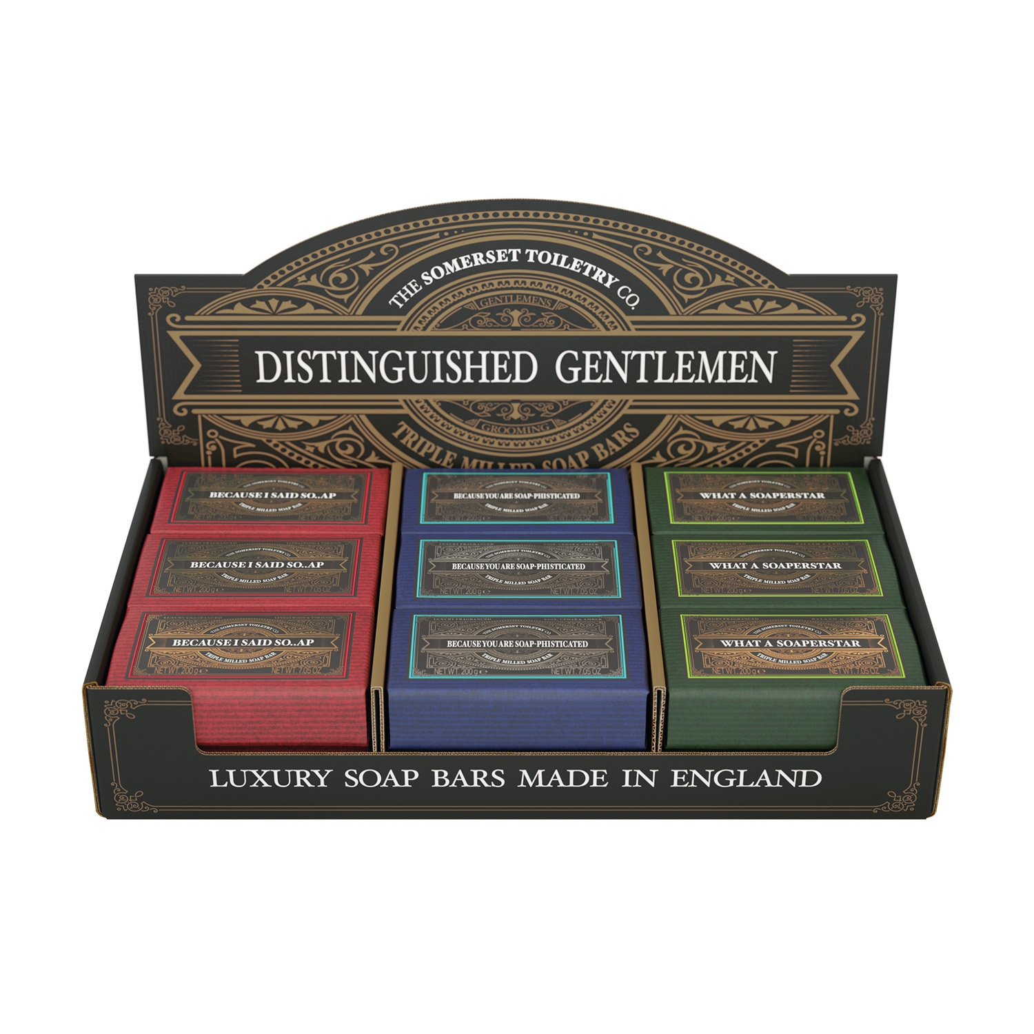 Distinguished Gentlemen`s Soap - Seifen Display