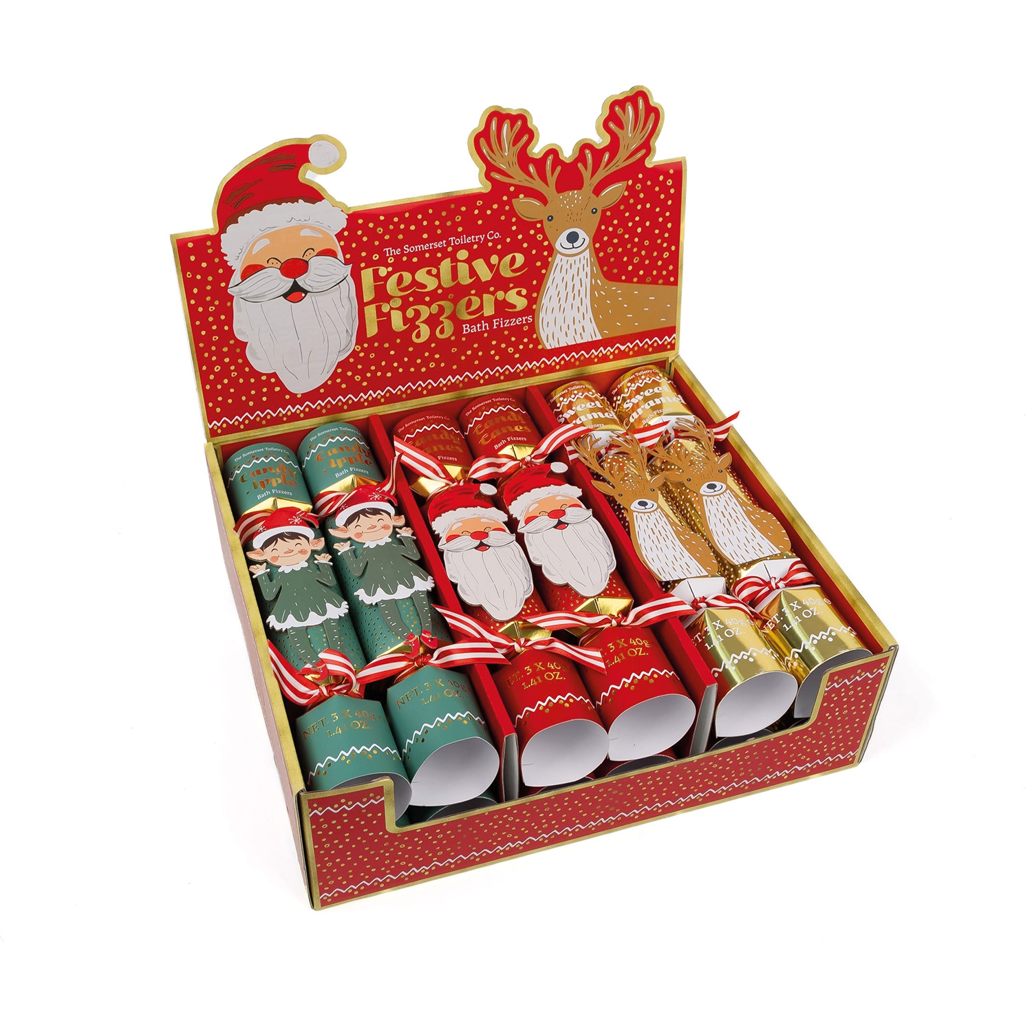 Santa`s Little Helpers - Badebomben im Display Santa`s Little Helpers - Badebomben im Display